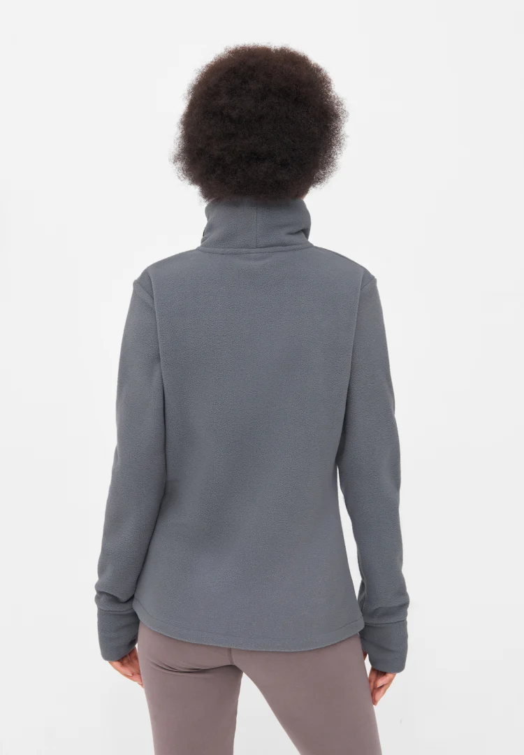 Funnel Fleecejacke (Glitter) - Image 3